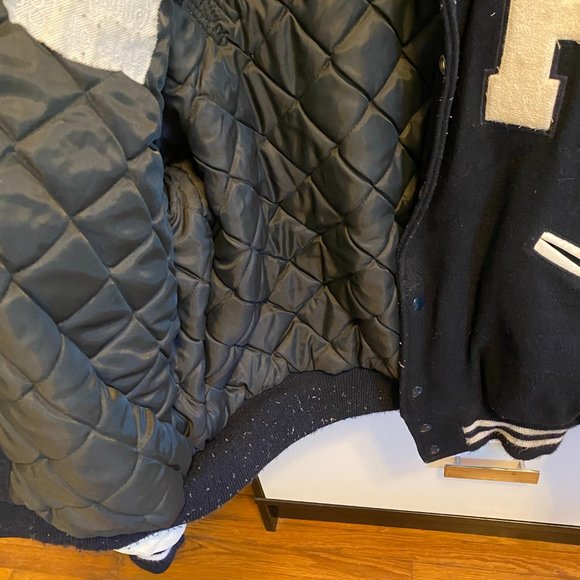 Old School Vintage Quilted “Letterman” Jacket - Picture 8 of 16